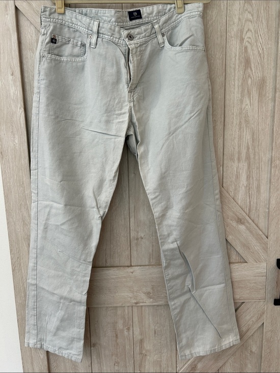 Ag Adriano Goldschmied Other - Ag Adriano Goldschmied Pale Gray Straight Chinos